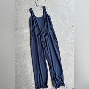 Abercrombie Athleisure Navy Jumpsuit Size LP